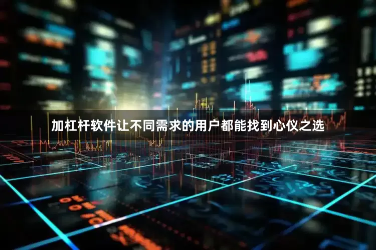加杠杆软件让不同需求的用户都能找到心仪之选